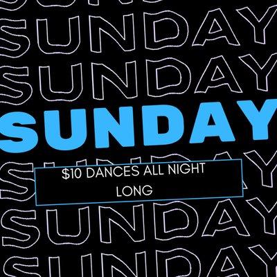 Every Sunday night you can enjoy a lap dance for only $10 a song!