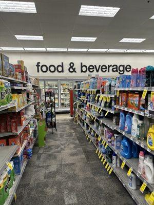 Food and beverage area of store