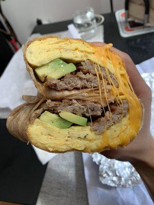 Pressed wrap sandwich