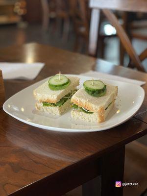 Cucumber tea sandwiches