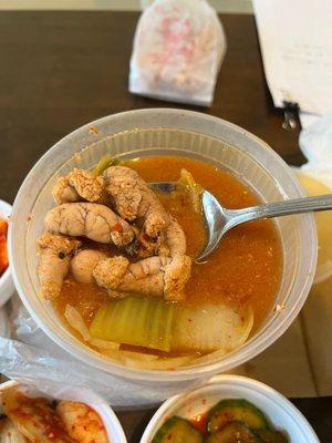 Cod fish roe soup - take out