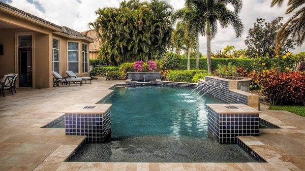 Schedule your backyard transformation today:  561-223-2278  www.liquidartcustompools.com