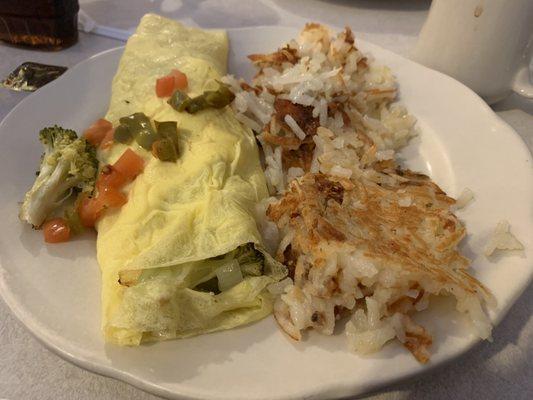 Veggie omelette