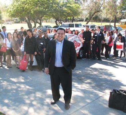 Business Partner with High School Inc at Santa Ana Valley High School