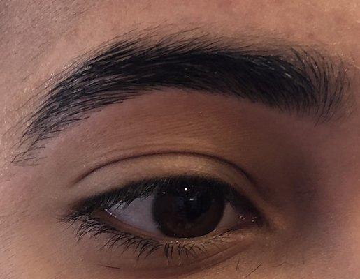 eyebrows threading