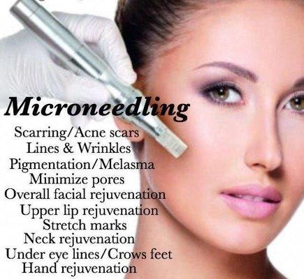 Micro needling and BBglow advanced skincare and semi permanent makeup.