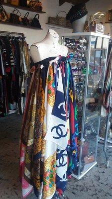 vintage Chanel scarves