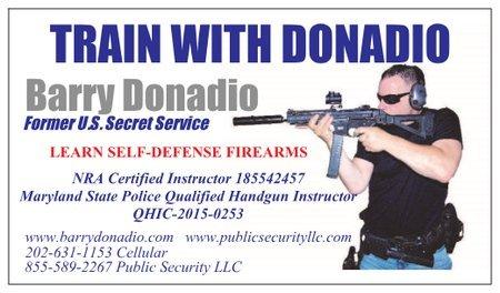 Train with Barry Donadio (former Secret Service)