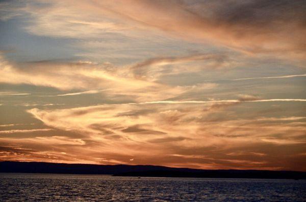 Sunset from the sailboat