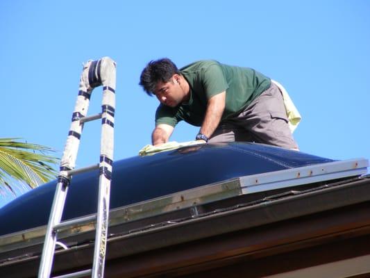 skylight cleaning