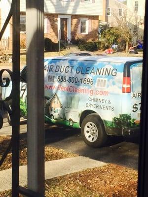 Company called air duct, on yelp is duct master, on invoice bestclean.com and his van says ventcleaning.com . Confusing.