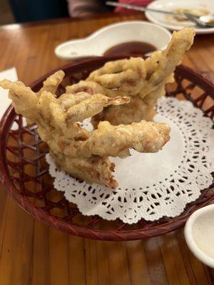 Soft shell crab appetizer