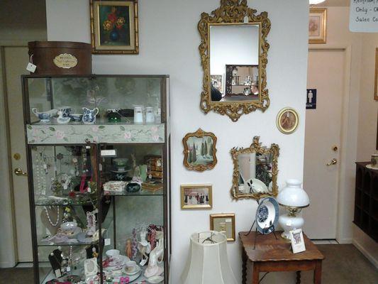 Jewelry and Framed Mirrors