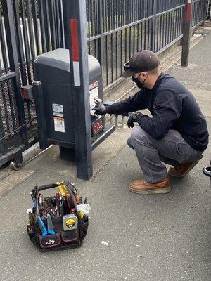 Automatic Gate Service with a safety touch