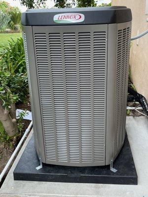 New A/C Condenser Unit.