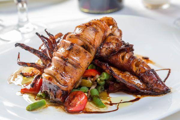 Grilled octopus