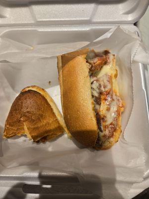 Dry, Flavorless Chicken Parm Sub