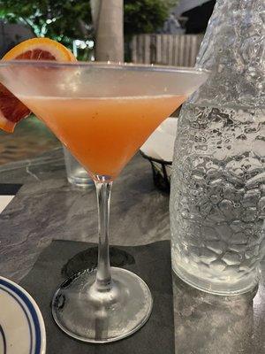 Blood orange cosmopolitan