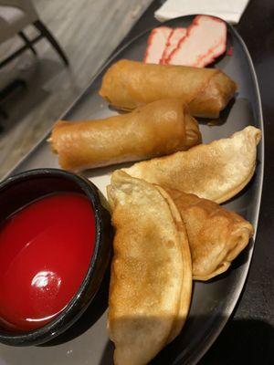 Chinese Appetizer Sampler. $17