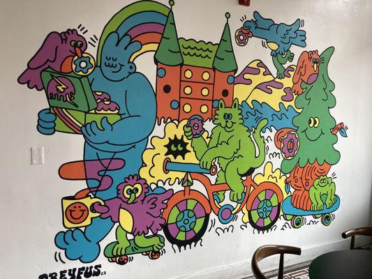 Guru Donuts Mural