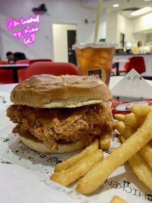 Spicy Crispy Chicken Sandwich Combo