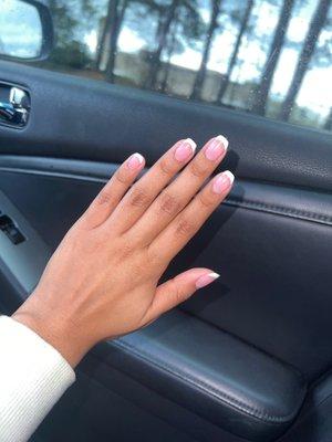 French gel nails.