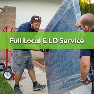 Whatever your moving needs, we customize our services to fit them perfectly.