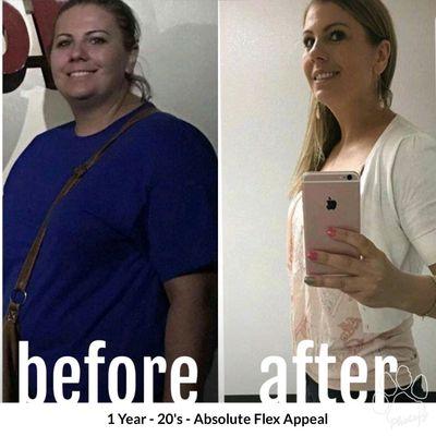 1 Year and she lost over 100lbs, we have the experience and paitence to truly see you to your goals