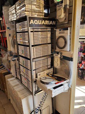 Our Drum Dept has a great Selection of Drumheads!