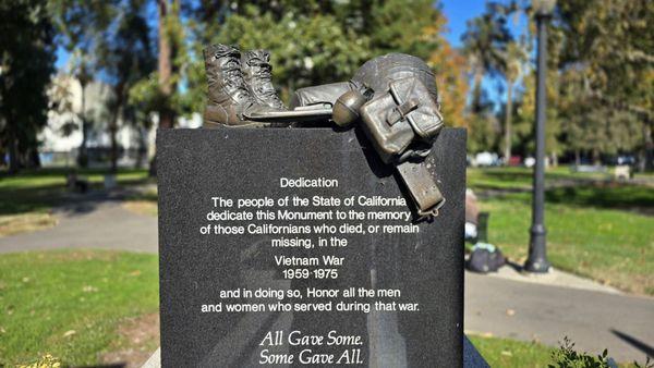 The California Vietnam Veterans Memorial