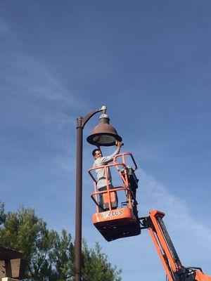 Retrofit light posts