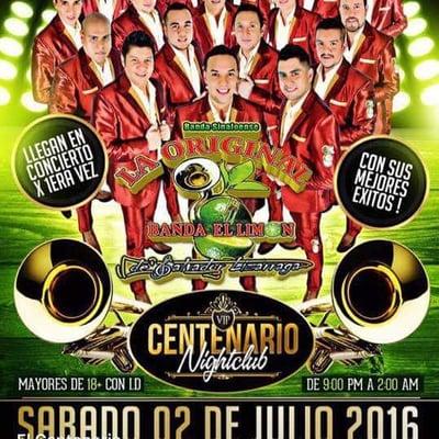 SABADO 2 DE JULIO!!!!La Original Banda El Limon en Concierto!!!!