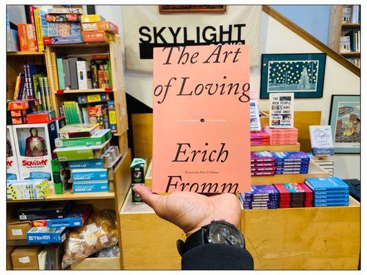 The most basic question. Is Love An Art? ;D #Skylightbookstore #handmodel