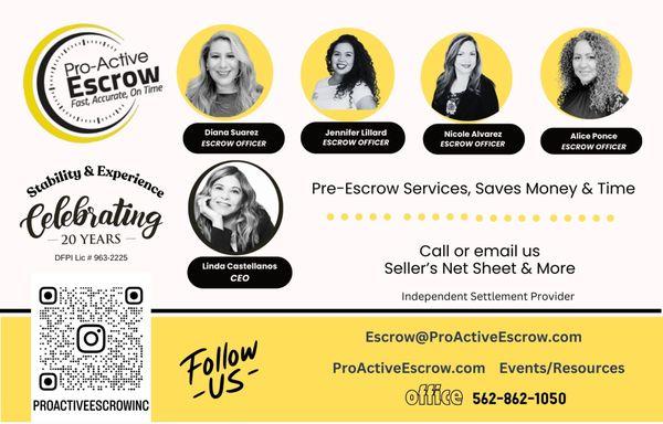 Pro-Active Escrow