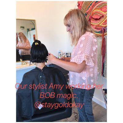 Bob haircut by Amy Morris