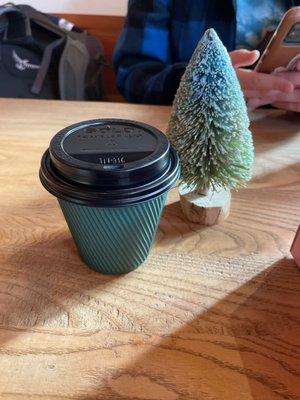 Eggnog latte