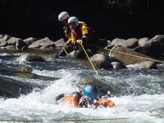 Swiftwater Rescue Training, foot entrapment