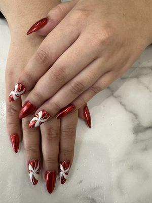 Beautiful Christmas nail