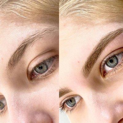 Eyebrow correction&tinting $50