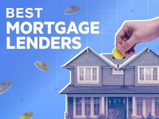 Best mortgage lenders graphic