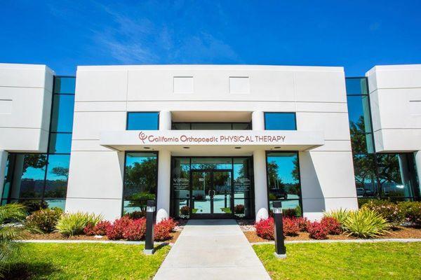 Front entrance to the newly expanded PT/OT facility