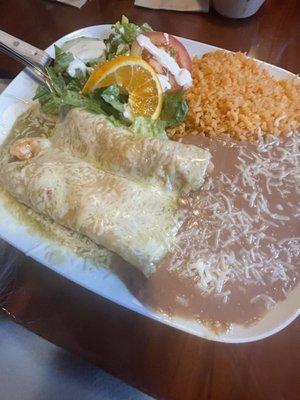 Shrimp Enchiladas