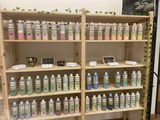 Ceramic paint selection