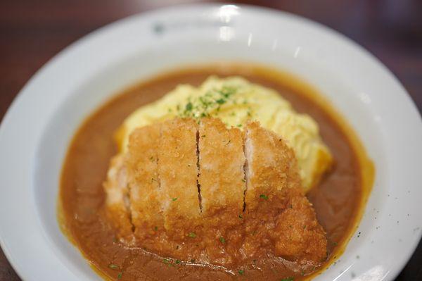 Chicken Cutlet Omelet Curry