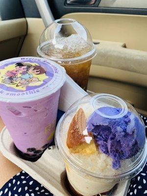 Taro Banana, Sago't Gulaman, & Halo Halo