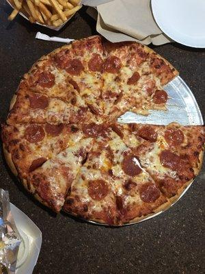 Pepperoni pizza