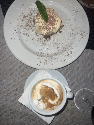 Affogato. tiramisu