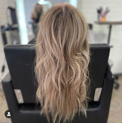 My honey Balayage by Helen.