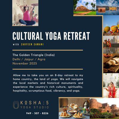 Upcoming yoga retreat!