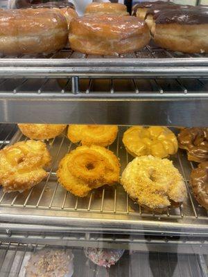 Fluffy warm donuts